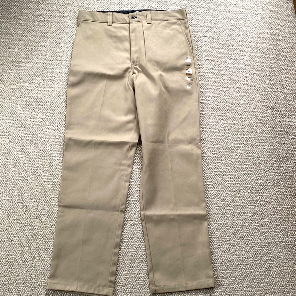 Dickies khaki regular fit slacks